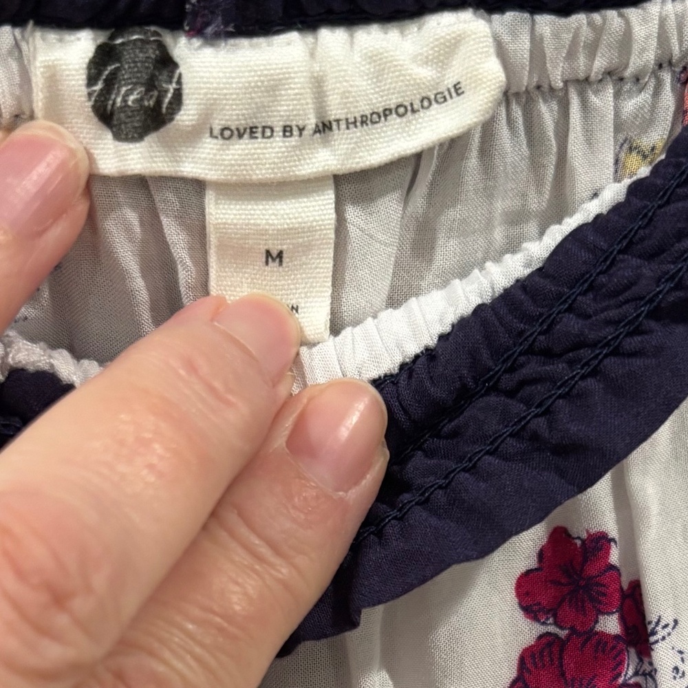 Anthropologie x Floreat Sweet Dreams Pajama Set, Size Medium - Picture 10 of 16